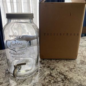 PotteryBarn Mason Jar drink dispenser